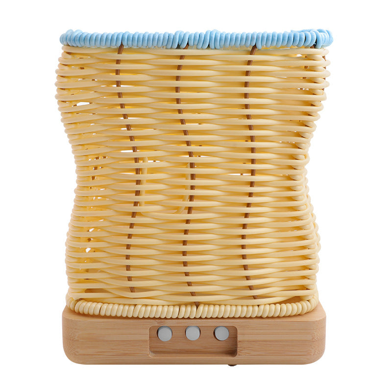 Wicker-Inspired Ceramic Aromatherapy Diffuser - Rattan Design Series 300ML