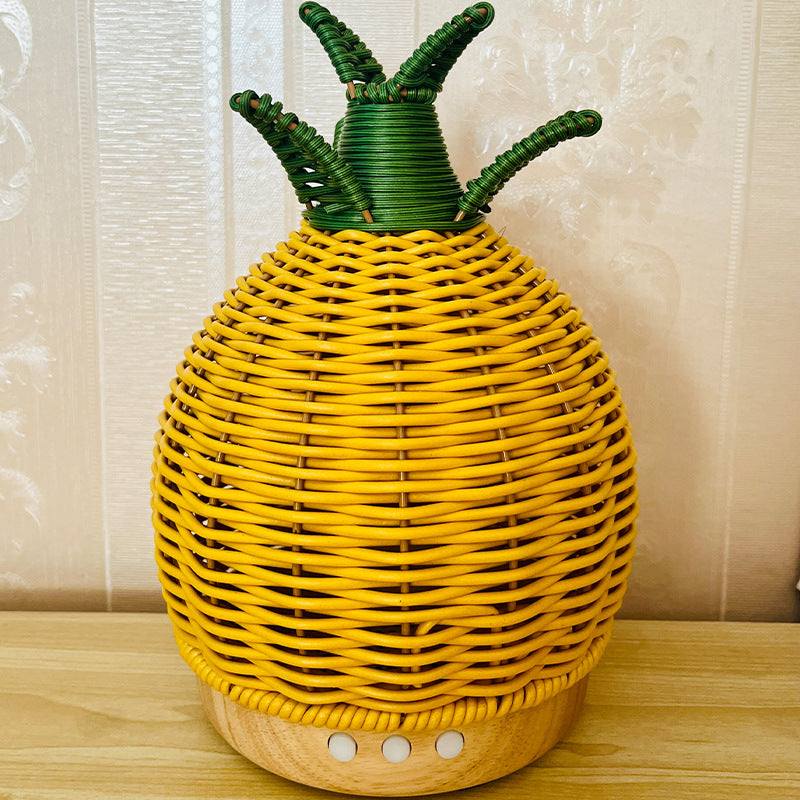 Wicker-Inspired Ceramic Aromatherapy Diffuser - Rattan Design Series 300ML